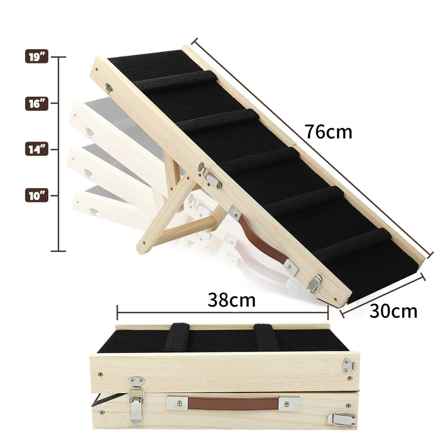 afmetingen van de huisdierhelling